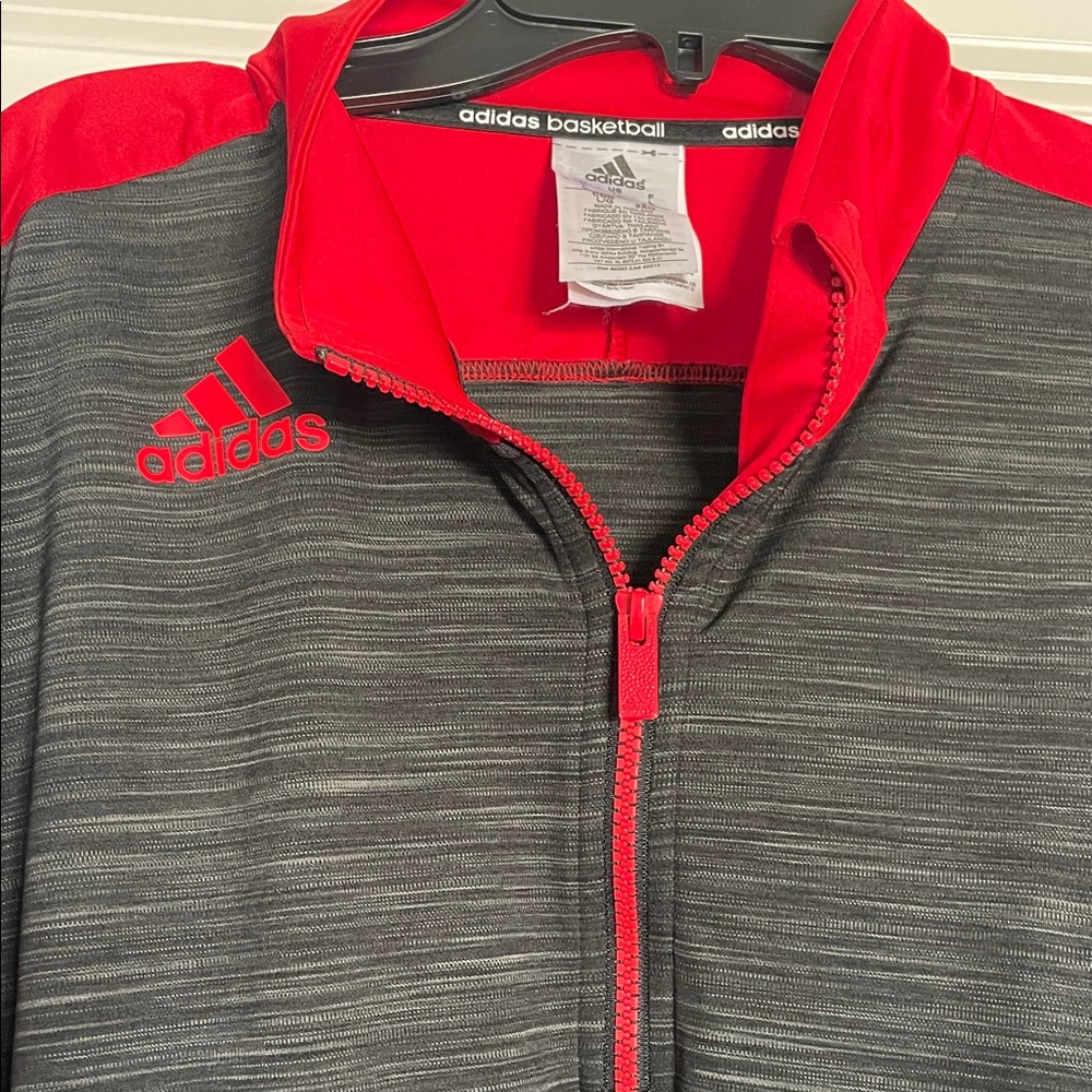 Adidas Men's Jacket in Black with Red Accents - Picture 5 of 5